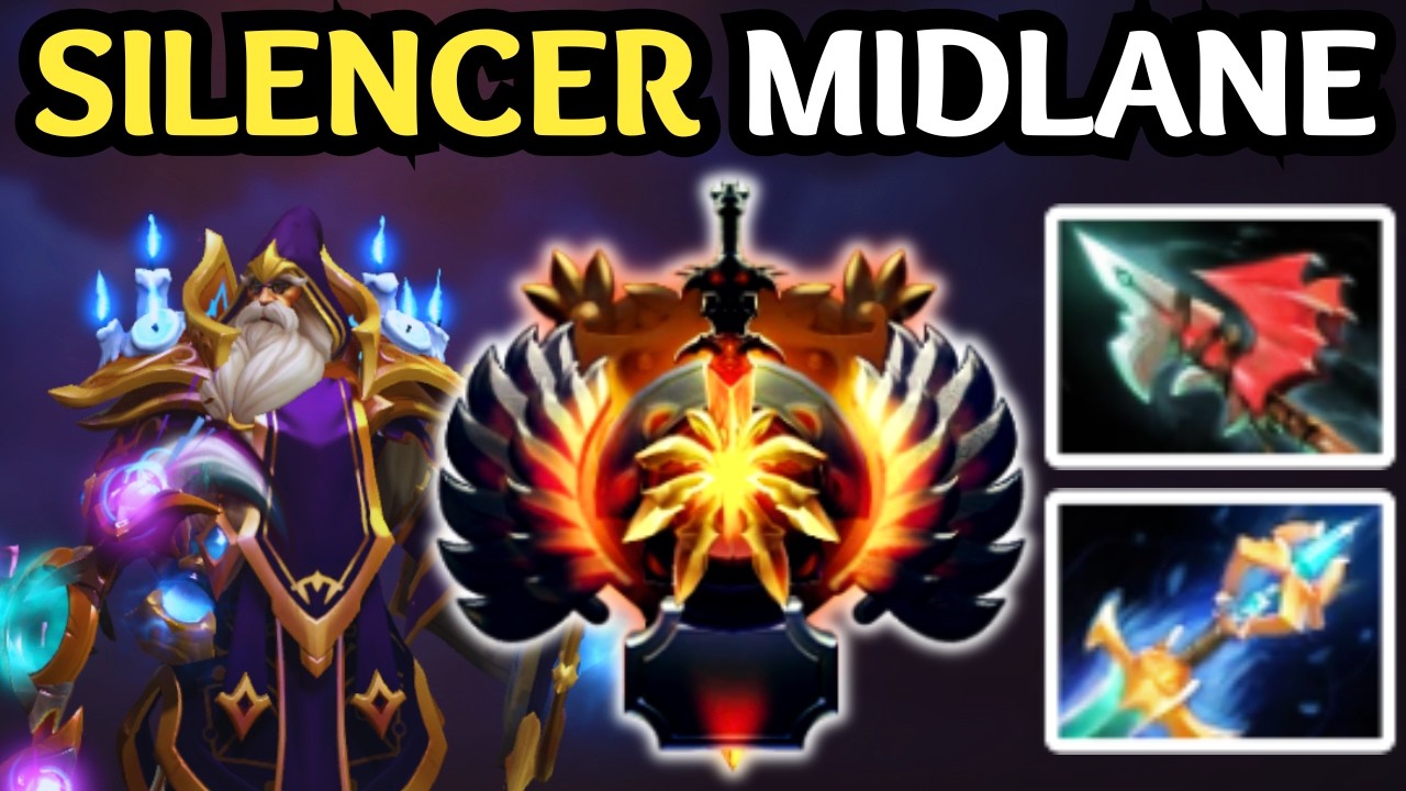 🔥 SILENCER MID — GLOBAL SILENCE, NO SPELLS ALLOWED | DOTA 2 🔥
