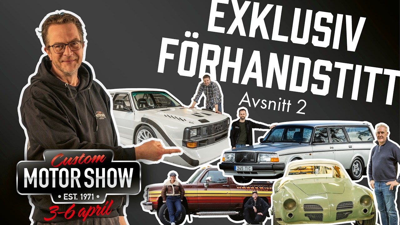 Exklusiv f&ouml;rhandstitt inf&ouml;r Custom Motor Show 2026 &ndash;Avsnitt 2!