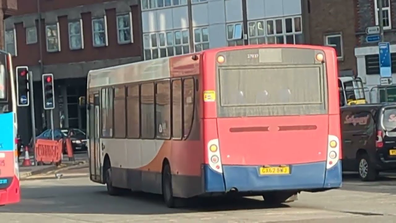 Here is the Stagecoach bus 27837 on the number 65 in Guildford Saturday 24 January 2026