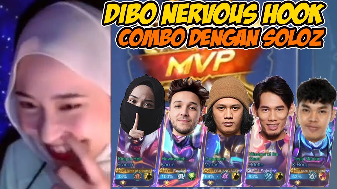 Dibo Nervous Combo Dengan Soloz 😂 !! MOBILE LEGENDS