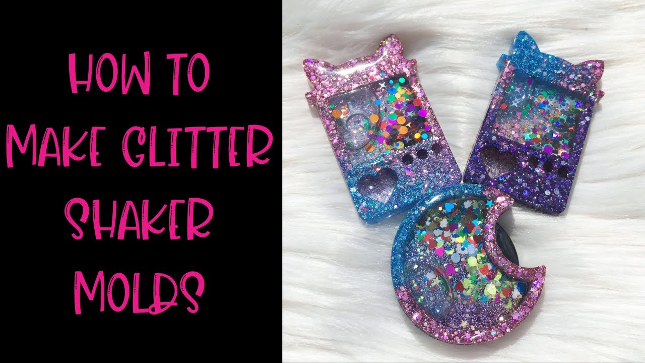 How to make glitter shaker molds