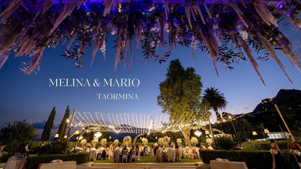 Sunset Vows at Villa Mon Repos | Melina & Mario in Taormina