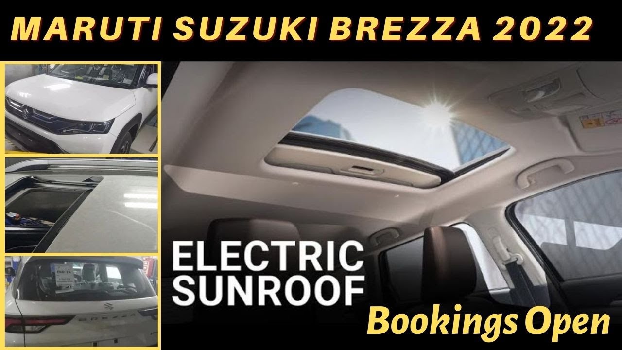 New Maruti Suzuki Brezza 2022 - Electric Sunroof Bookings Open #Brezza #MarutiSuzuki