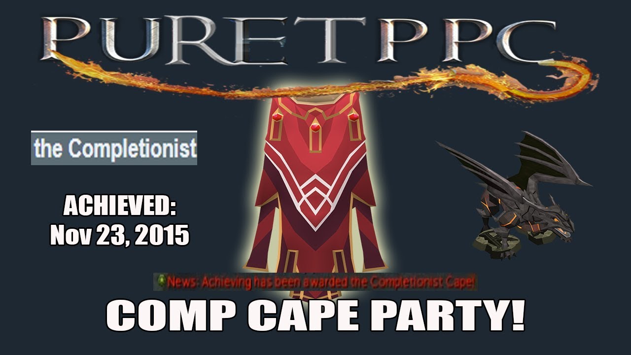 [Runescape 3] #TBT Puretppc Comp Cape Party | November 23, 2015