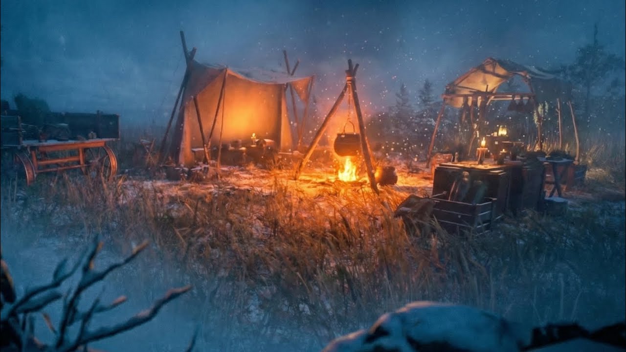 Kaldr Sær | 1 Hour Nordic Music | The Cold Weather for Sleep (432Hz)