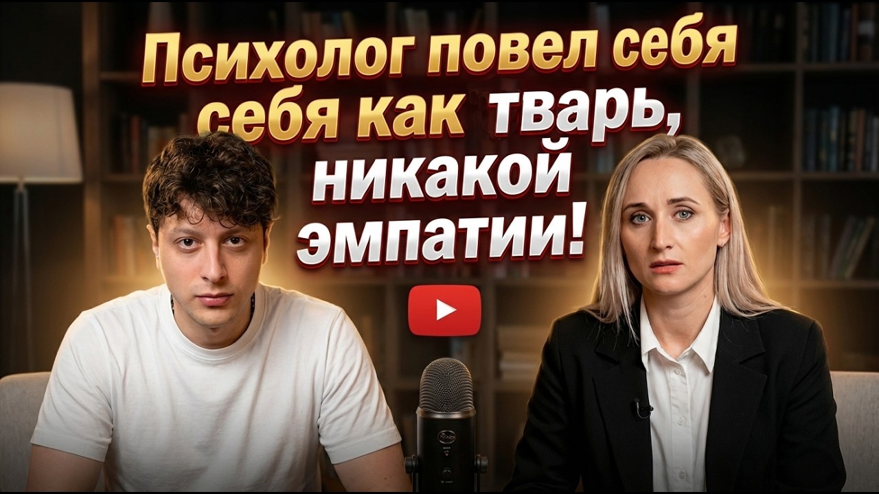Психолог поступил как тварь, никакой эмпатии!