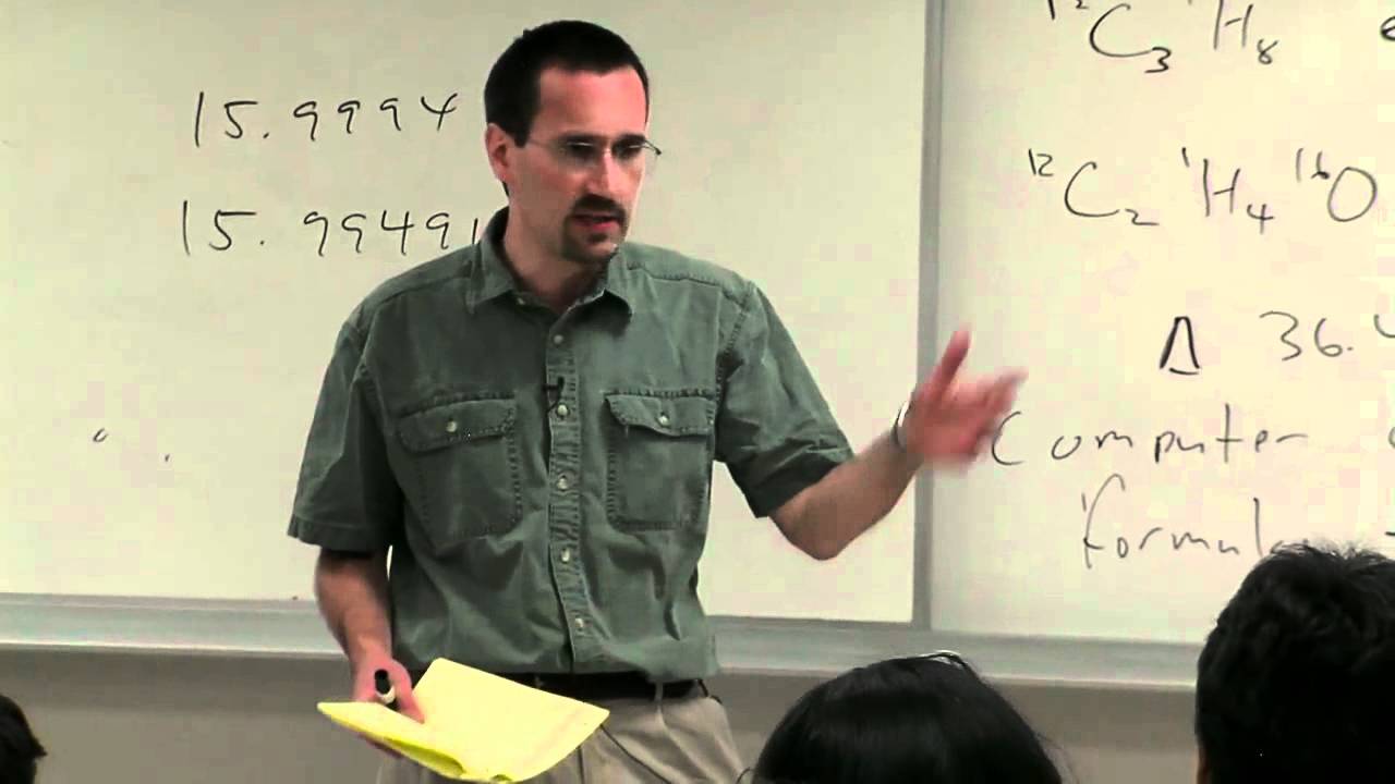 Lecture 5. Isotopic Masses, Isotopic Abundances, and High-Resolution Mass Spectrometry.