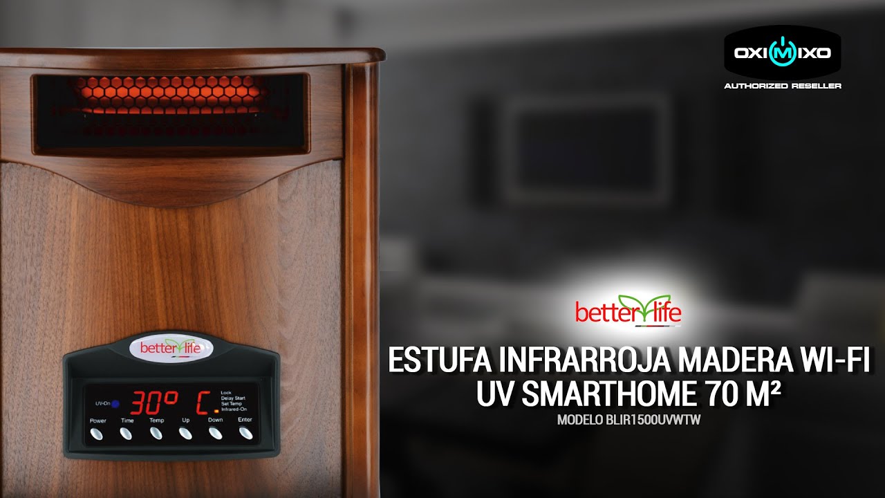 Conoce nuestra estufa Betterlife Infrarroja Madera