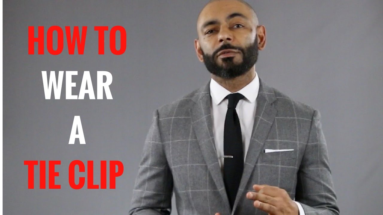 How To Wear A Tie Clip