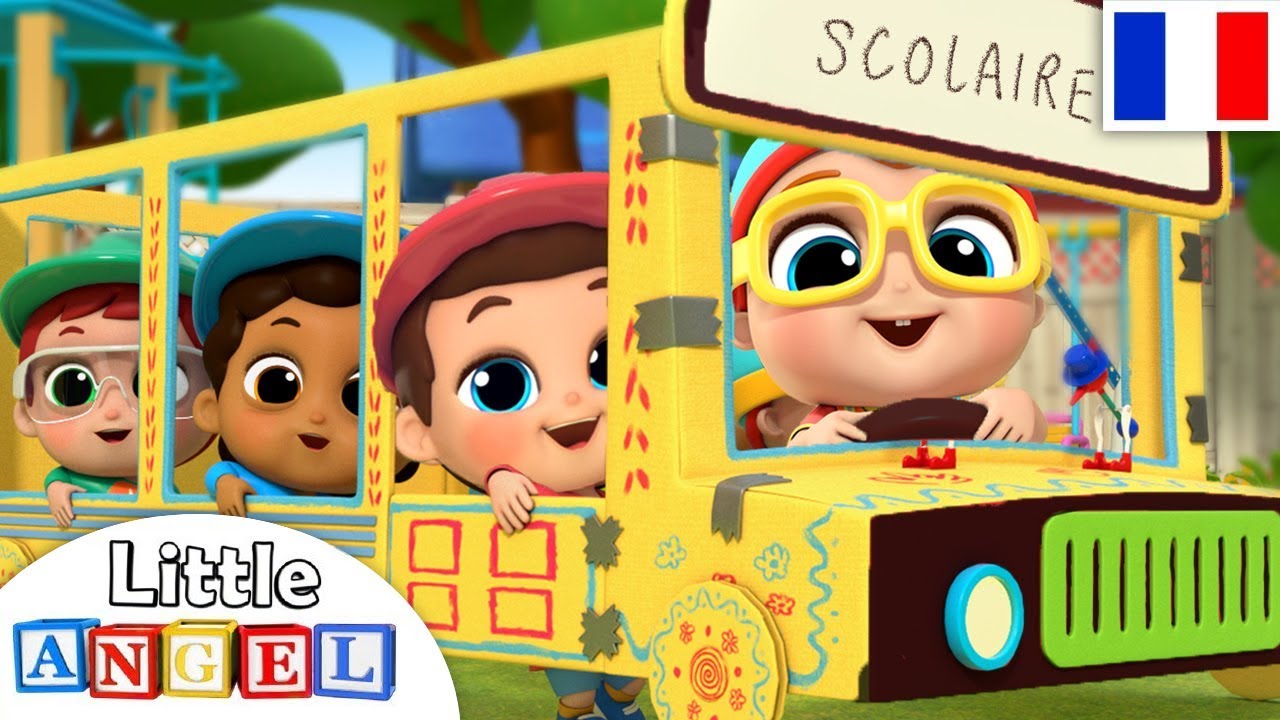 Les Roues de l&rsquo;Autobus - Comptines pour B&eacute;b&eacute; | Little Angel Fran&ccedil;ais