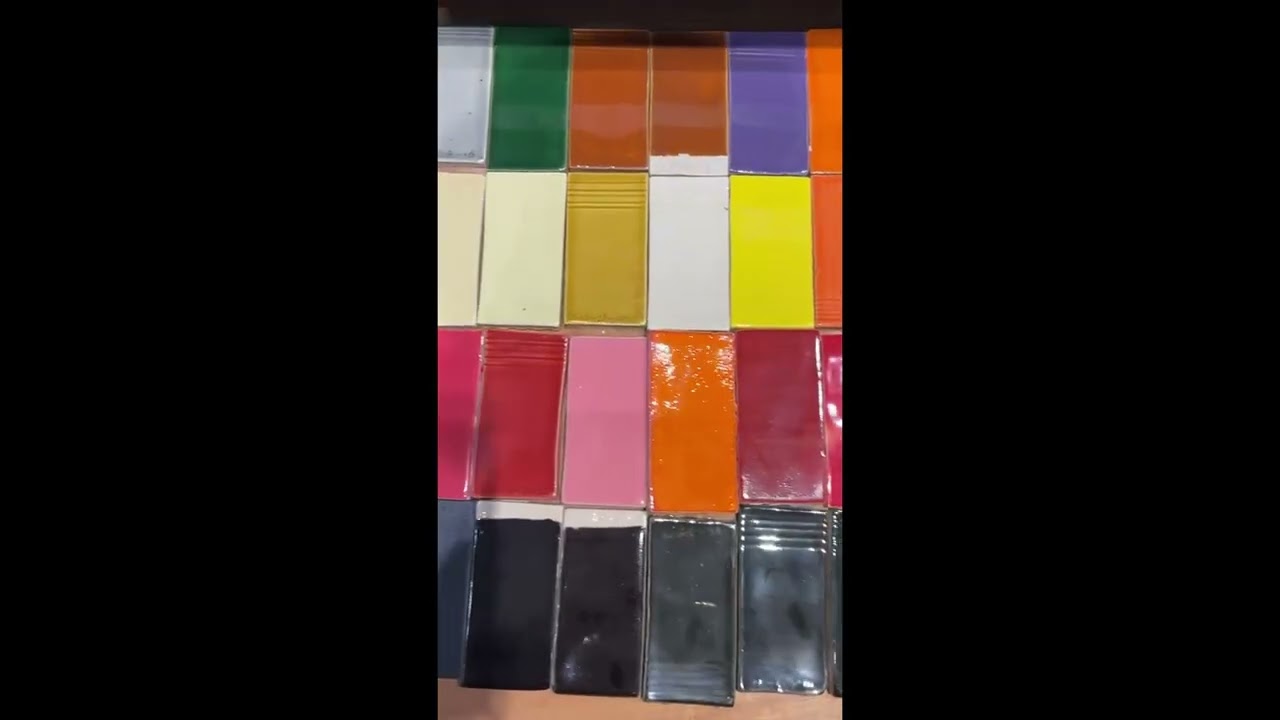 Colorful handmade ceramic tiles!