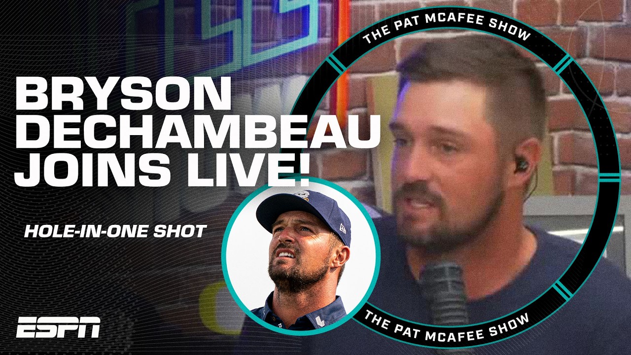 $100K HOLE-IN-ONE CHALLENGE 🔥 Bryson DeChambeau JOINS LIVE! ⛳️ | The Pat McAfee Show