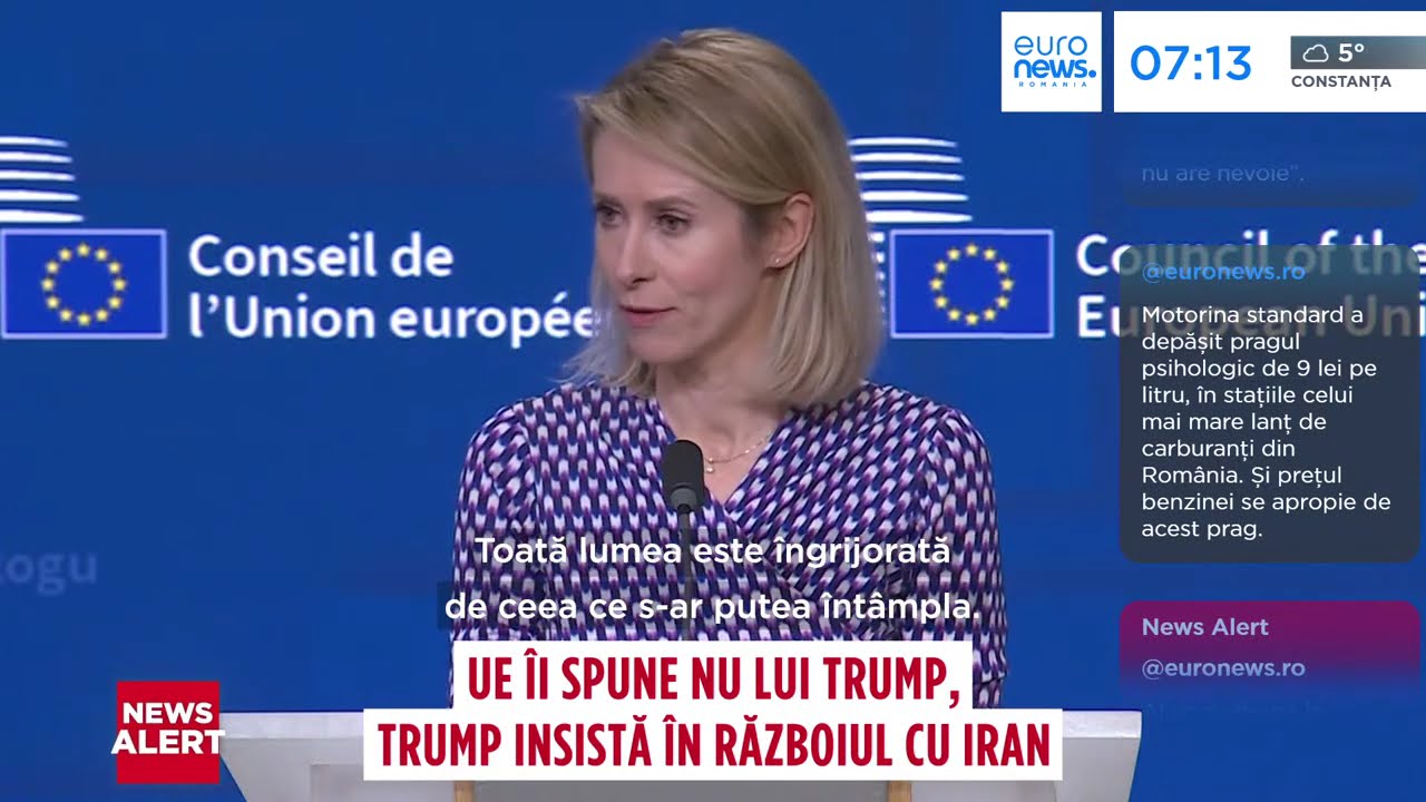 Kaja Kallas: Războiul cu Iran nu este războiul Europei
