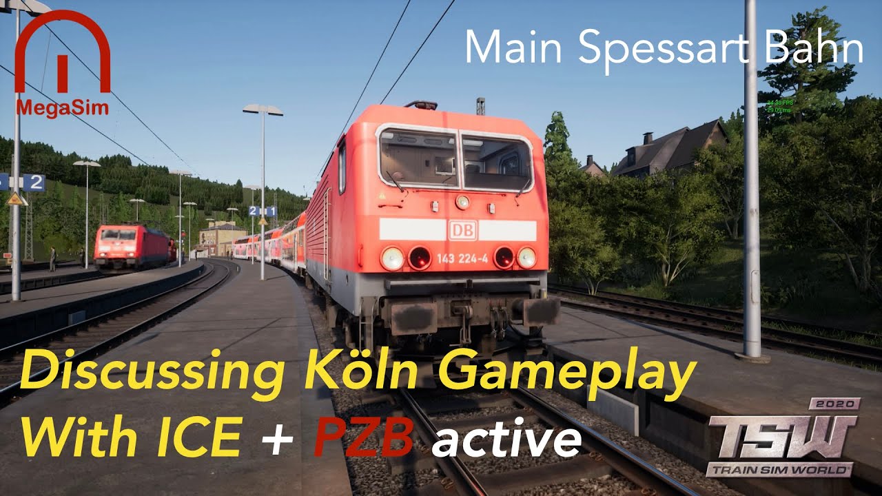 Discussing Train Sim World 2 Köln-Aachen Gameplay + PZB Active on DbBR143