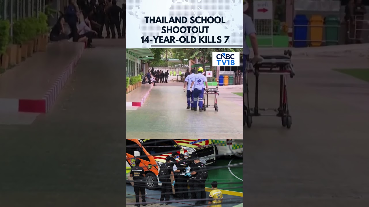 14-Year-Old Kills 7 In Thailand School Shooting Rampage  | Bangkok School Shooting | N18G