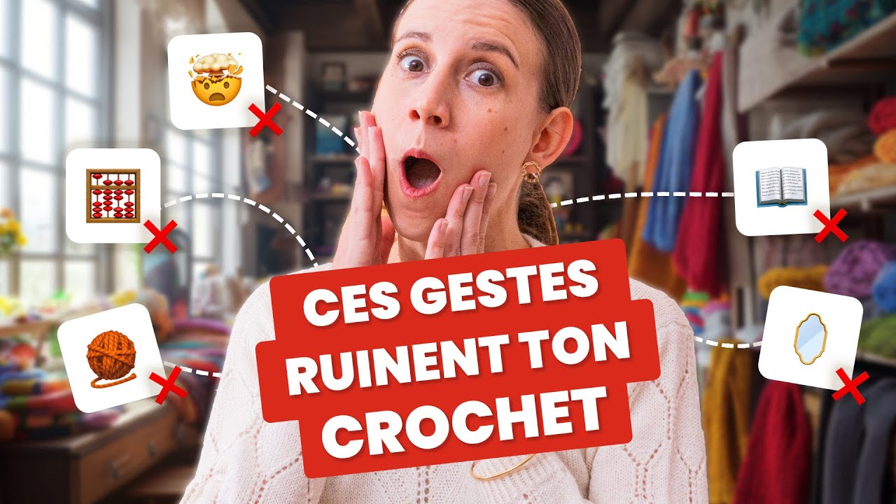 14 MAUVAISES habitudes de crochet à arrêter TOUT DE SUITE ! 😱