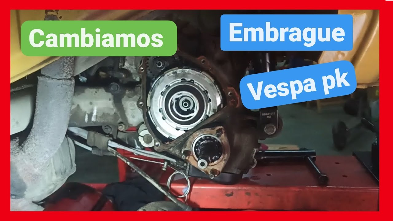 Cómo cambiar y mejorar el embrague en la Vespa PK 125