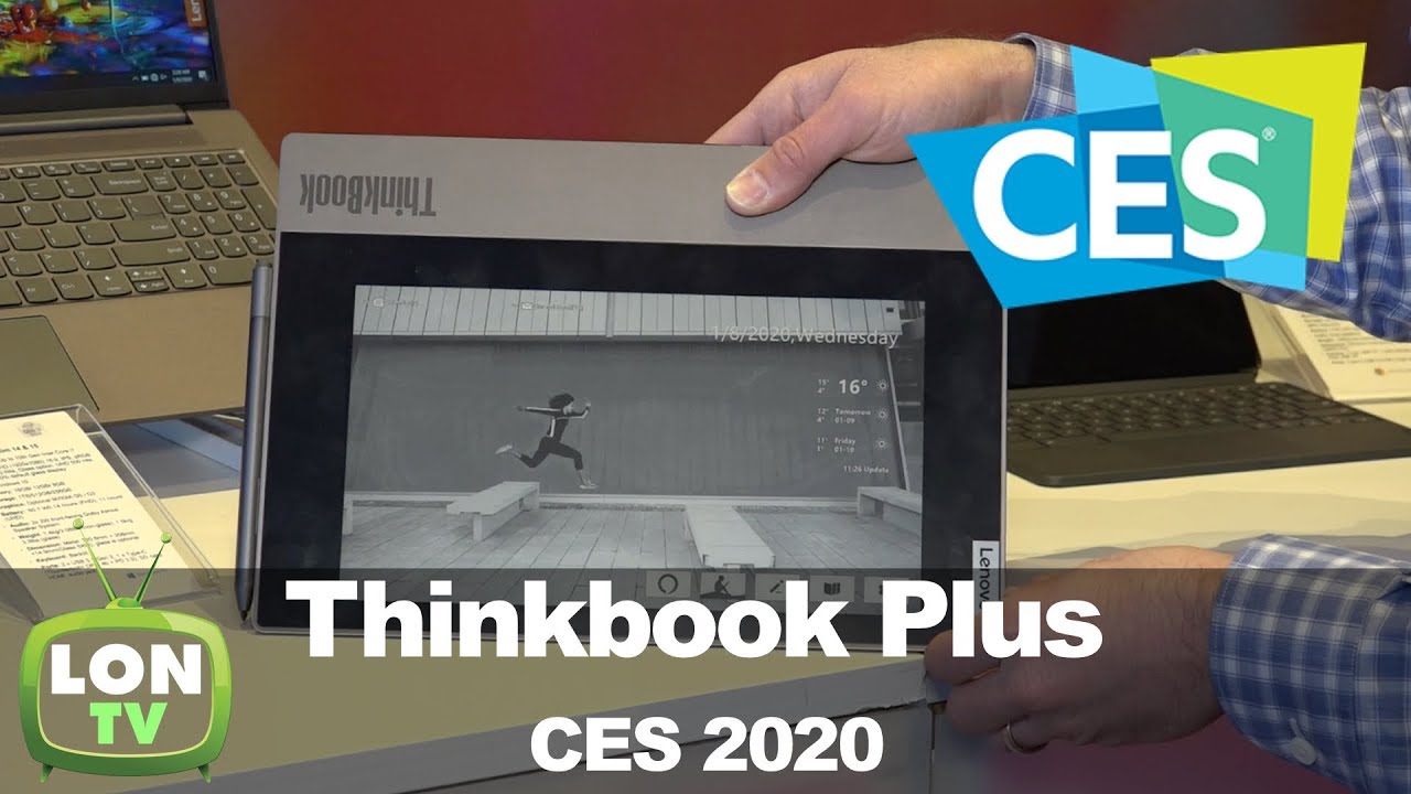 Lenovo ThinkBook Plus Laptop with Integrated e-Ink Display