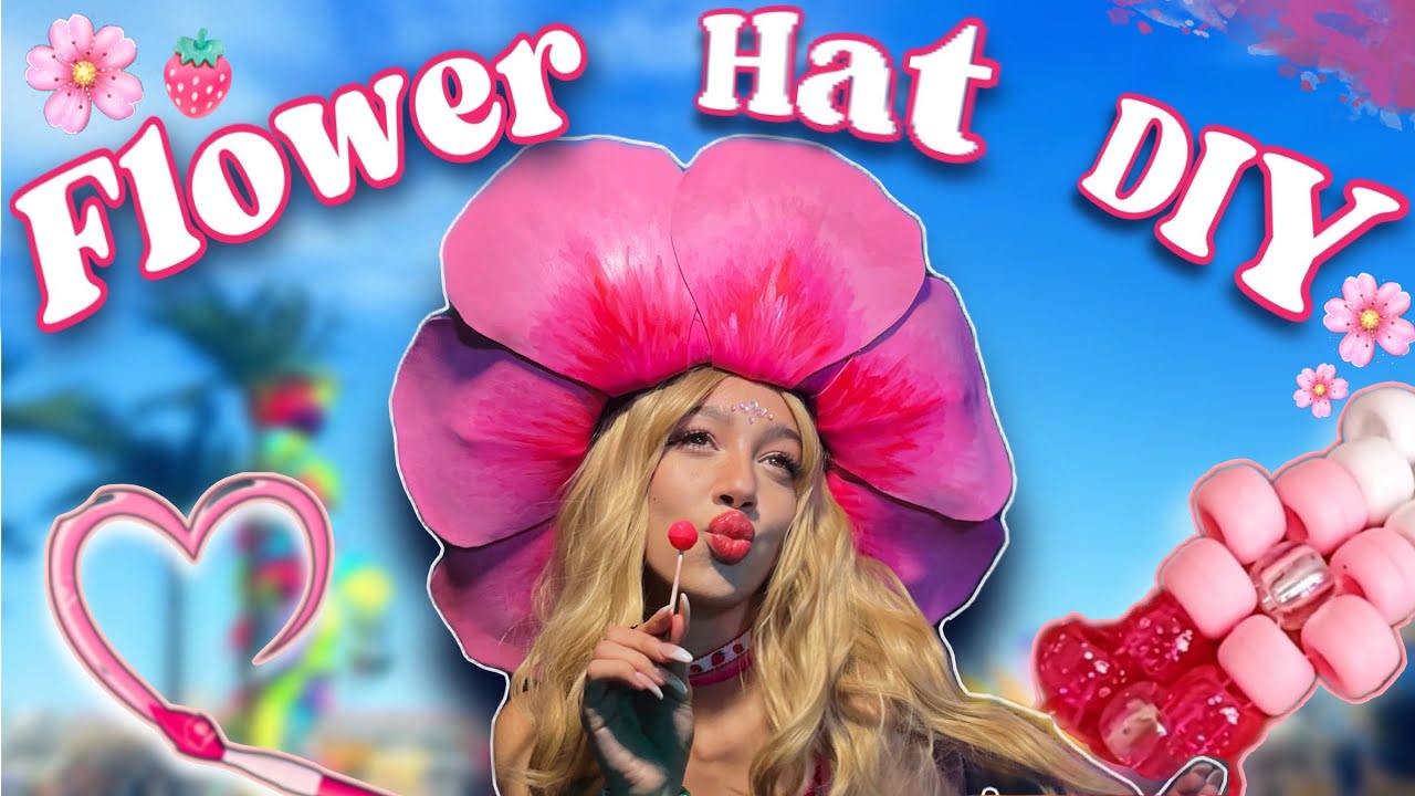 DIY Flower Hat ✧ Festival Outfit Inspo