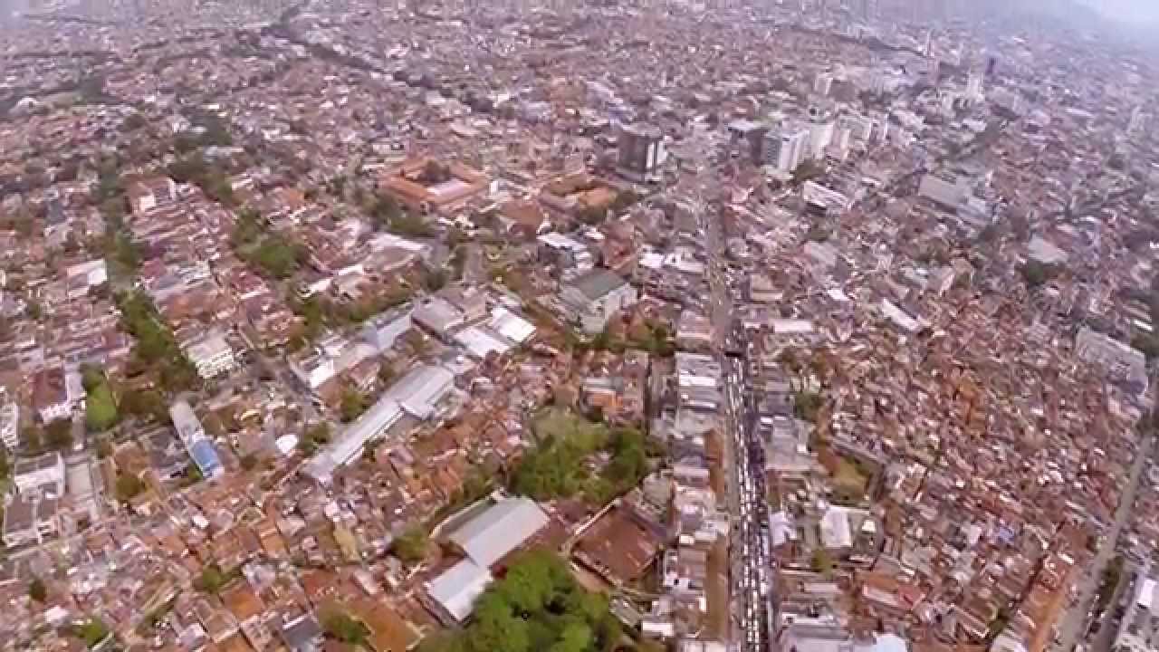 [Aerial Video] Bandung - A Crowded City in The World