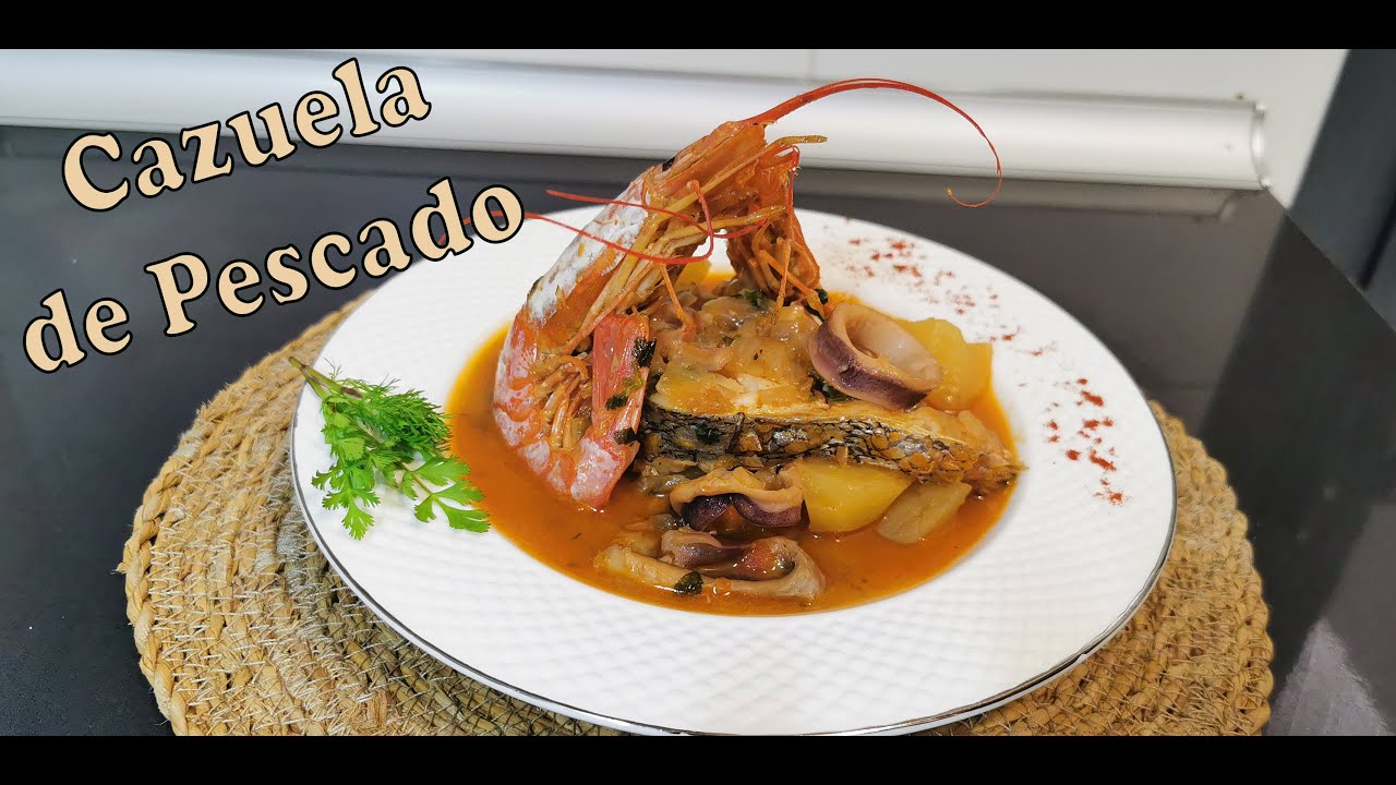 Sopa de pescado y marisco | Riquísimo y fácil .