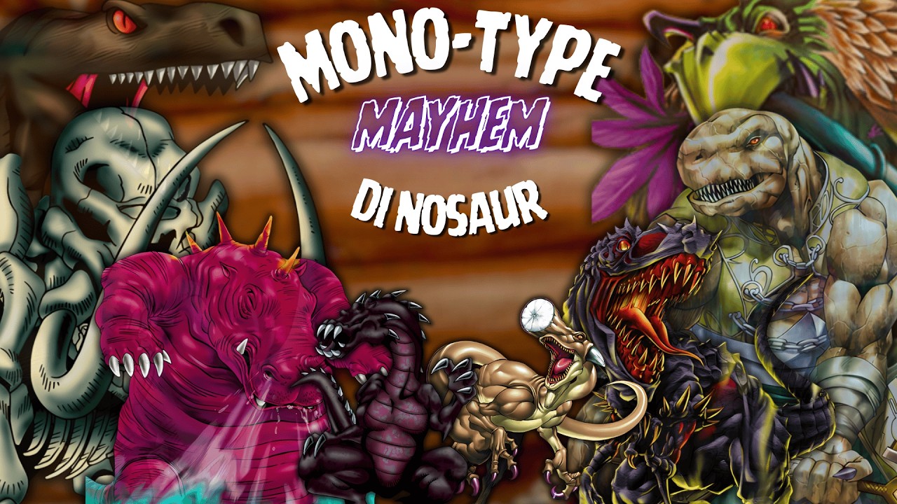 What If Goat Format Only Had DINOSAUR Monsters? | Mono-Type Mayhem Deck Profile ft. @krstYGO