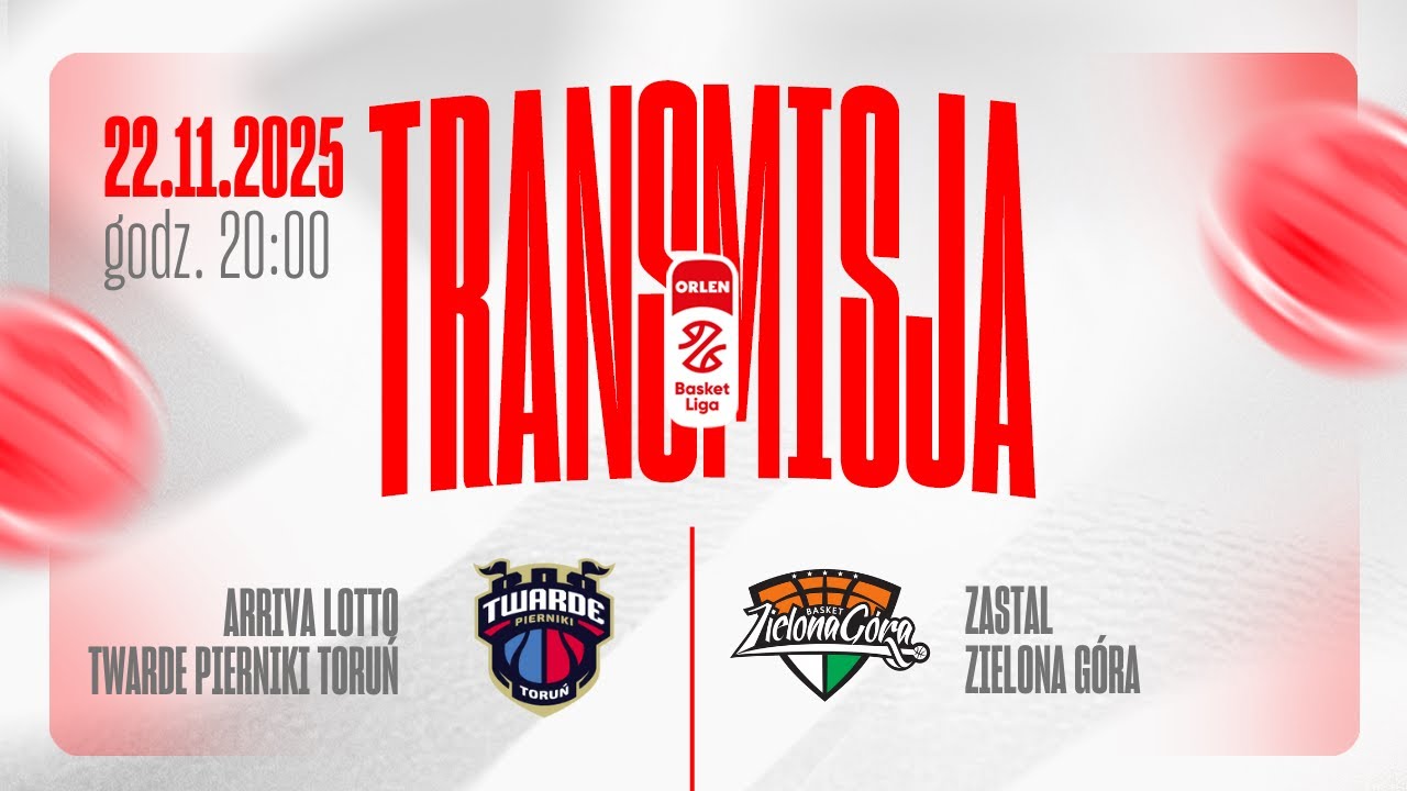 [ZAPIS TRANSMISJI] Arriva Lotto Twarde Pierniki Toruń - Zastal Zielona Góra | 9. kolejka OBL