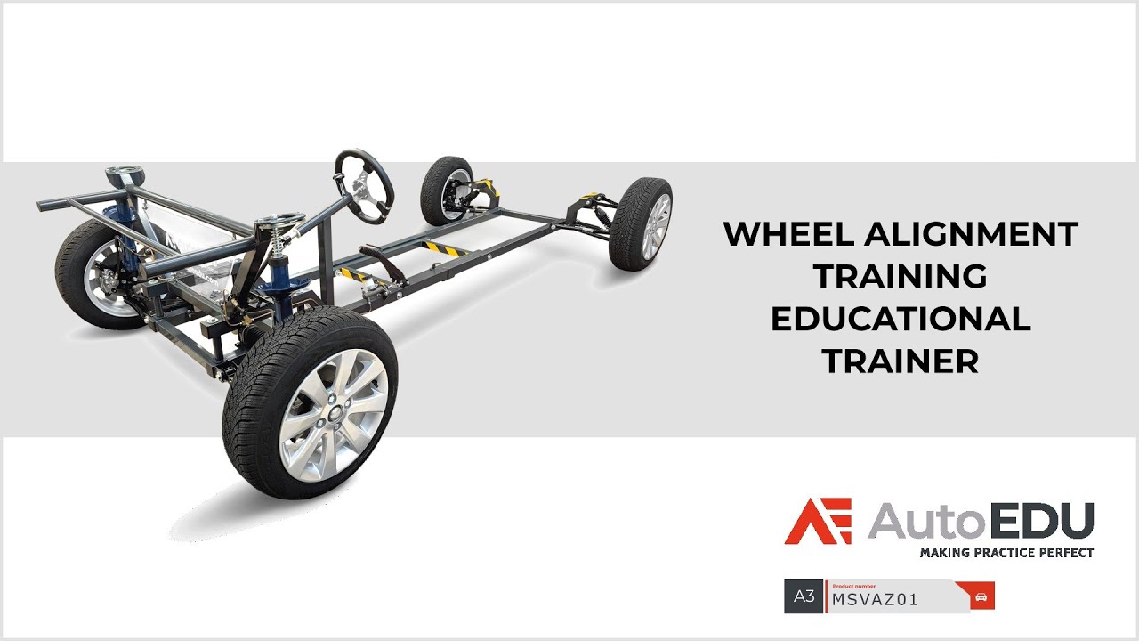 HOW TO DO WHEEL ALIGNMENT?  Educational trainer from AutoEDU
