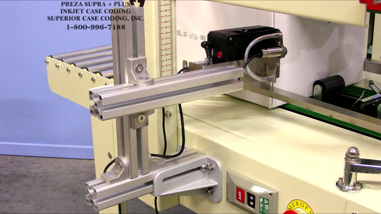 Preza SUPRA + PLUS Inkjet Case Coding