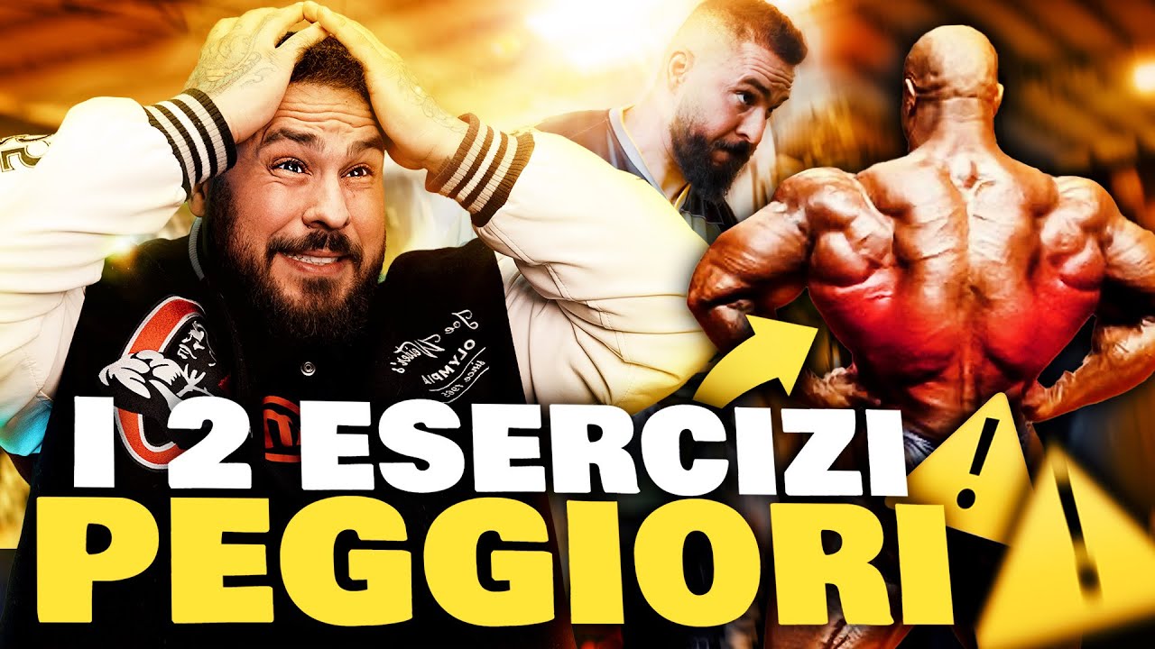 I 2 PEGGIORI ESERCIZI per il DORSALE