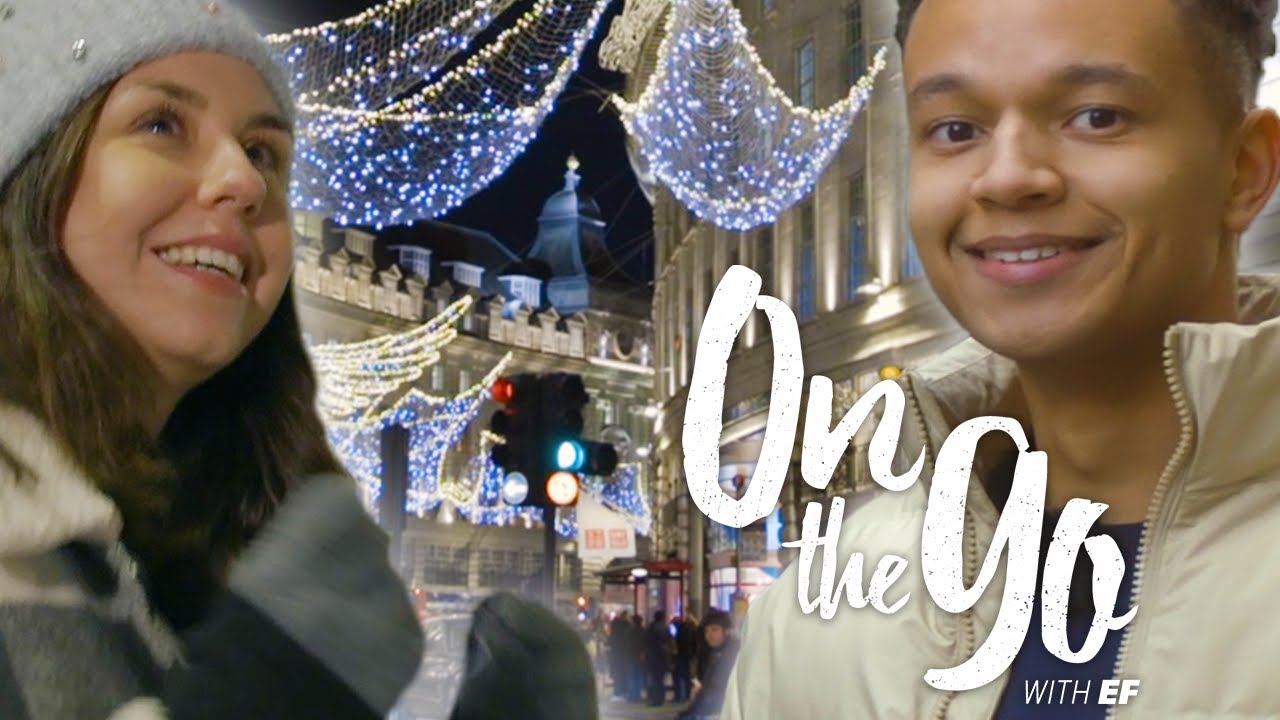 Angelina & Liam's Happy Holidays in London – On the go with EF #110
