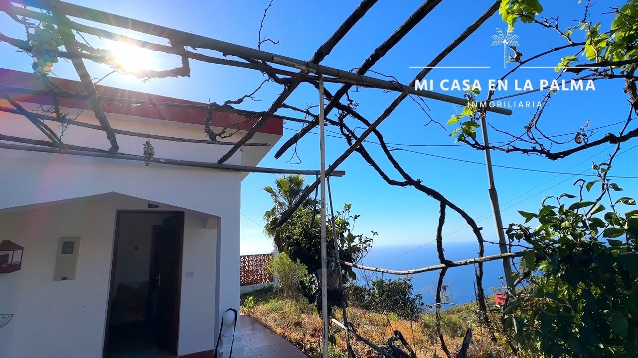 Kanarisches Landhaus mit Terrassengarten & Höhle, sowie separatem Baugrundstück inklusive Meerblick