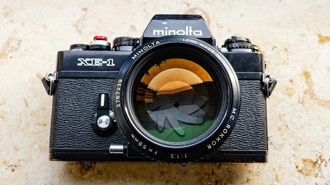Analog Video📷: Minolta XE in schwarz... Beispielbilder und Funktion