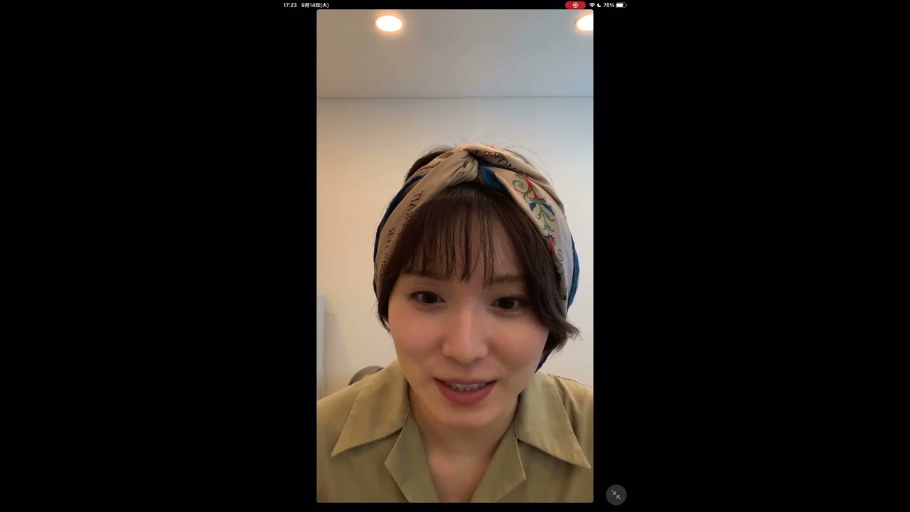 松岡茉優のランチライブ🌱一緒にご飯食べよ😊インスタLIVE9/12