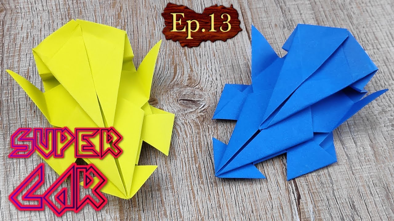 DIY Toy Paper Car | How To Make A Racing Paper Super Car Tutorials | Easy Origami Craft Kids Ep.13