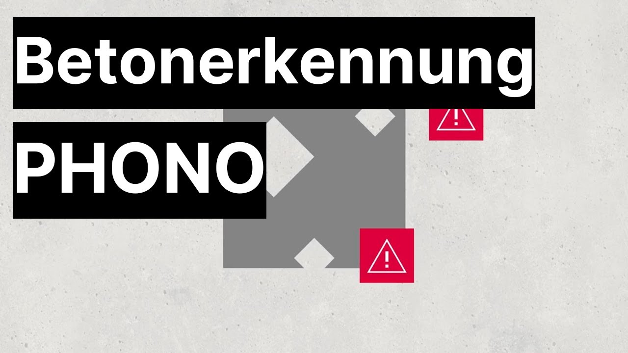 Betonerkennung und -verdichtung