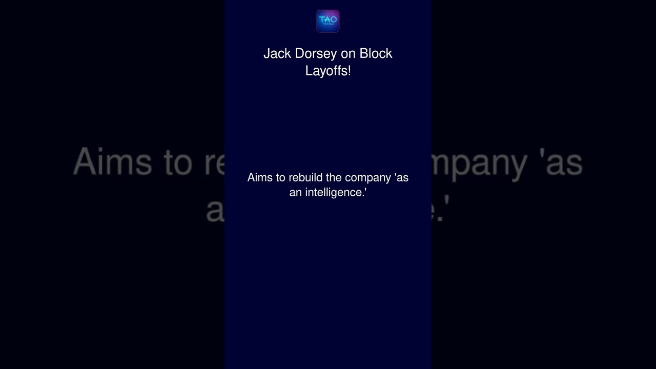 Jack Dorsey on Block Layoffs!