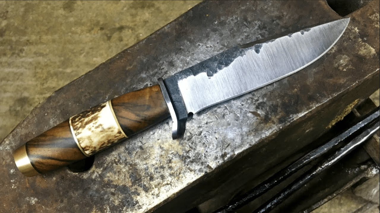 KAMYON MAKASINDAN DÖVME AV BIÇAĞI YAPIMI MAKING A FORGED HUNTING KNIFE FROM A TRUCK SPRING