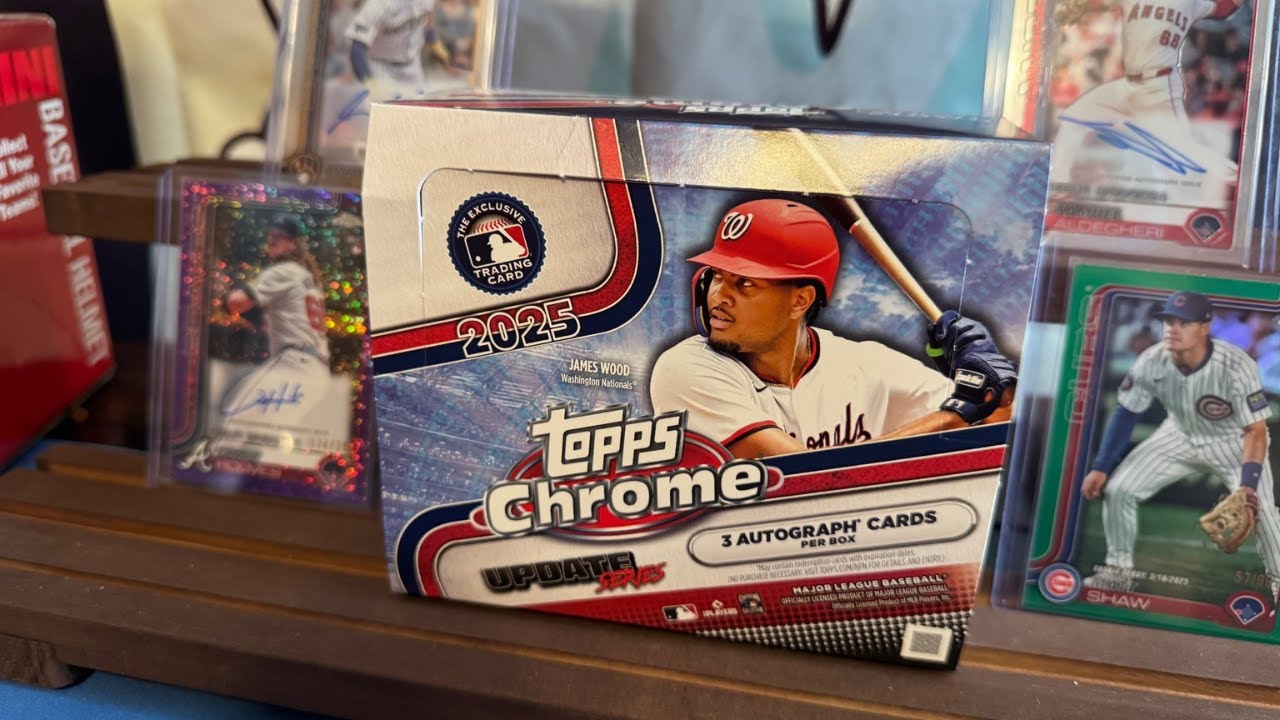 2025 TOPPS CHROME UPDATE Jumbo Hobby Box - Baseball