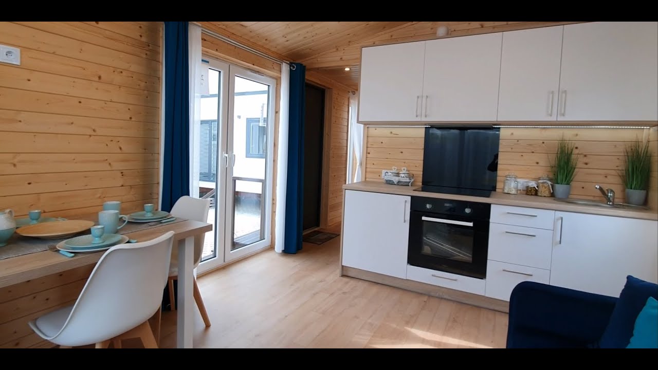 Całoroczny drewniany domek mobilny 35 m2 - Producent DMK Budownictwo