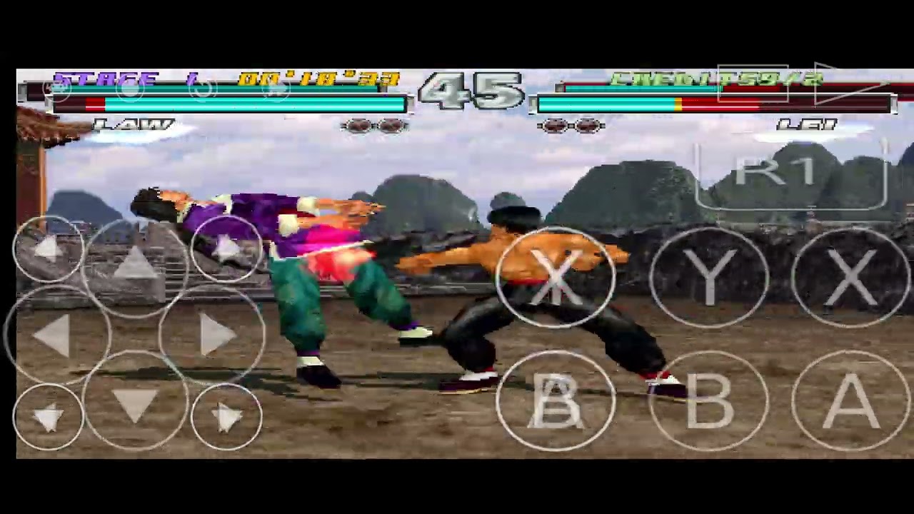 (RetroArch) ARCADE(MAME) CORE Tekken Tag Tornamant 1