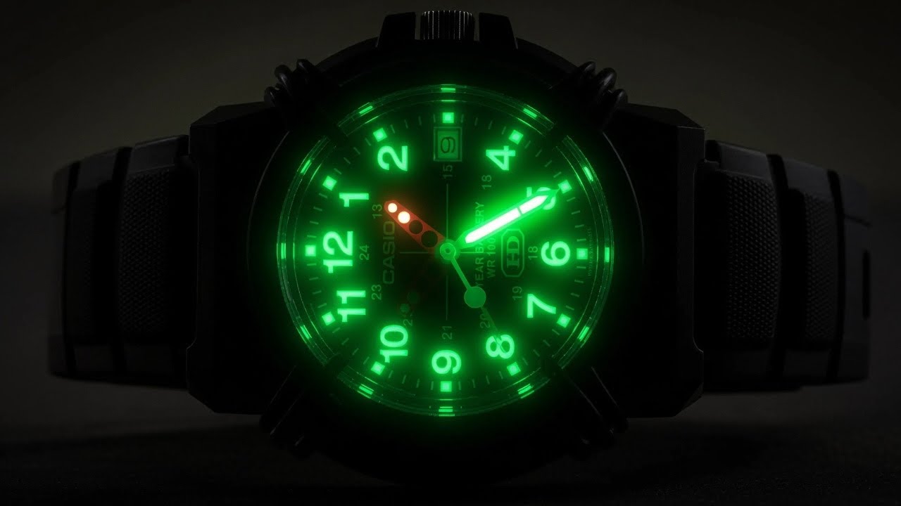 Casio HDA600 Super-LumiNova Lume Mod | From Dim to Insane Glow Upgrade DIY