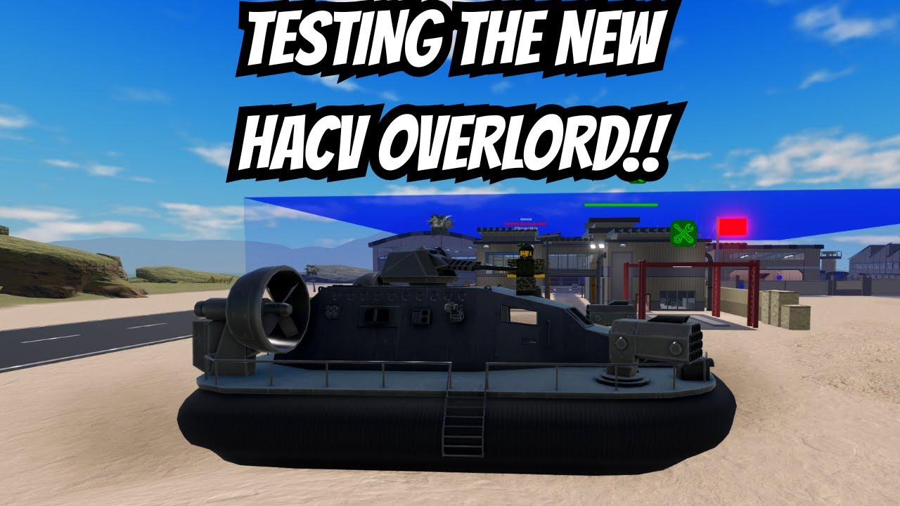 ТЕСТИРОВАНИЕ НОВОГО КОРАБЛЯ НА ВОЗДУШНОЙ ПОДУШКЕ HACV OVERLORD В WAR TYCOON