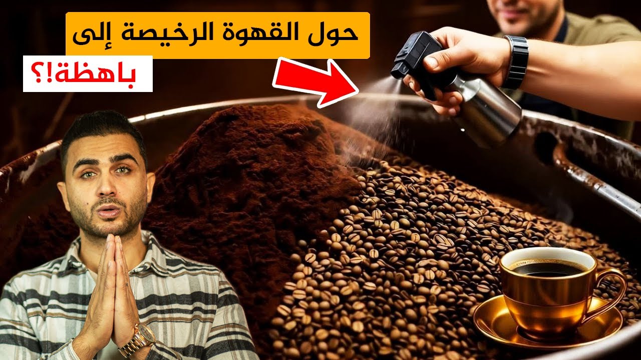 تحويل القهوة الرخيصة إلى قهوة غالية ☕ مذاق عالمي بخطوات بسيطة تحقق أرباحًا عالية 💰✨