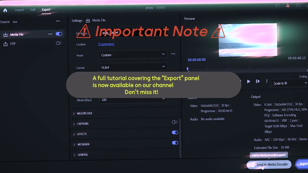 How to Use Adobe Media Encoder Step by Step Tutorial