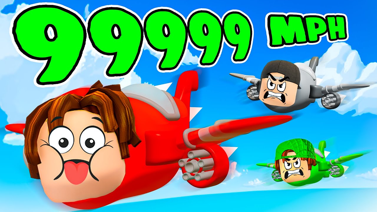 Becoming The FASTEST Player in Roblox Plane Simulator