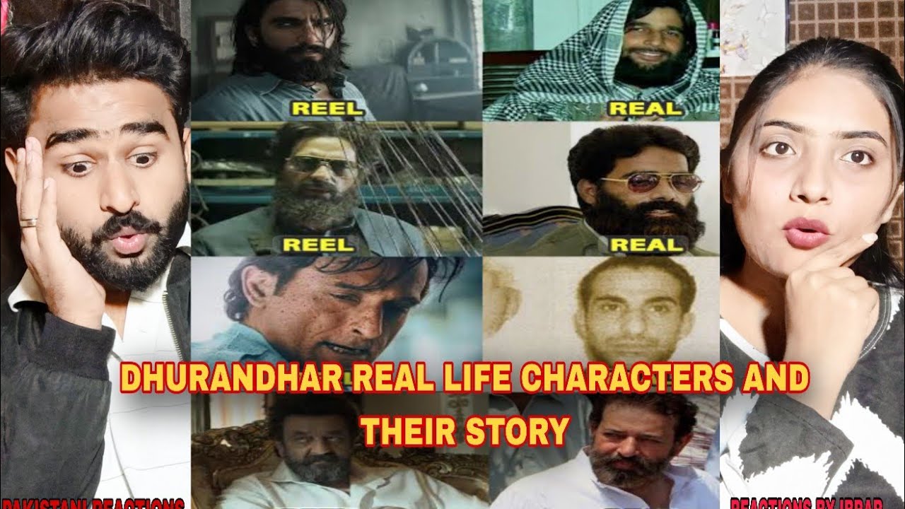 Pakistani Couple React To Dhurandhar real life Characters and Their story|dhurandhar explain