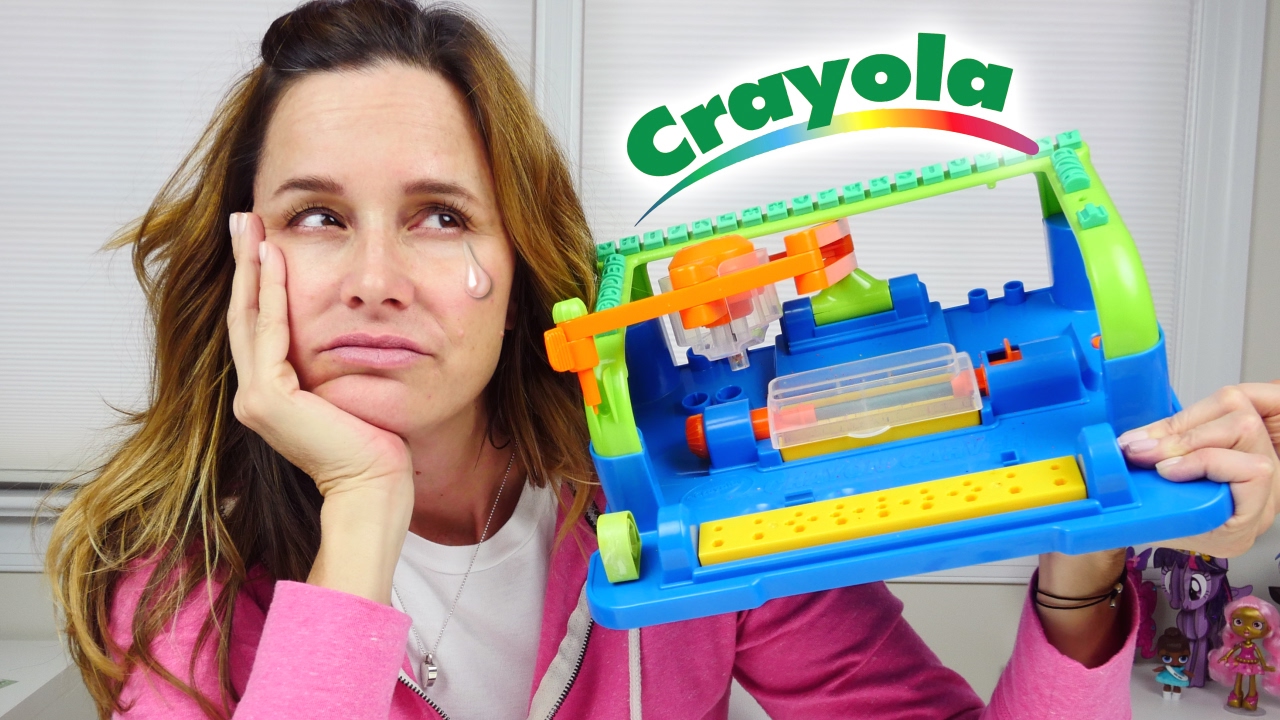 Crayola Motorized Crayon Carver FAIL! Toy Review by Amy Jo