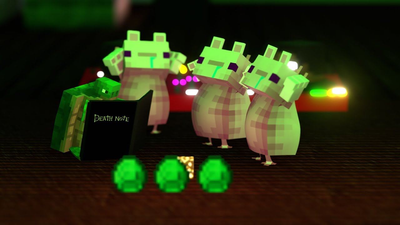 Foolish Axolotl Cute Anime compilation🤣 MInecraft 3D Animation ２🤣❤