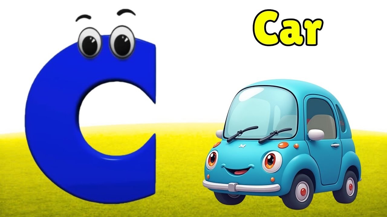 ABC Song Phonics, Transportation Song, ABC Song, Alphabet Educational Song A to Z for kids